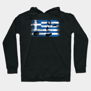 Stefanos Tsitsipas Greek Tennis - Greece flag Hoodie